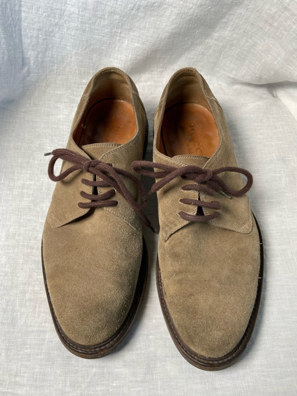 Gucci Suede Oxford Shoes